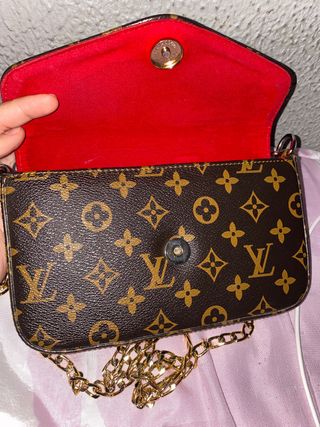 Bolso Louis Vuitton Marrón y Dorado