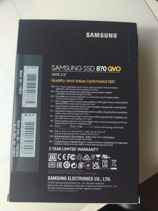 SSD Samsung 870 QVO 2TB SATA 2.5
