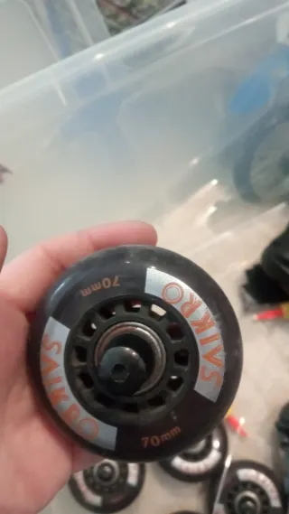 Ruedas patín línea 70mm SAIMPO