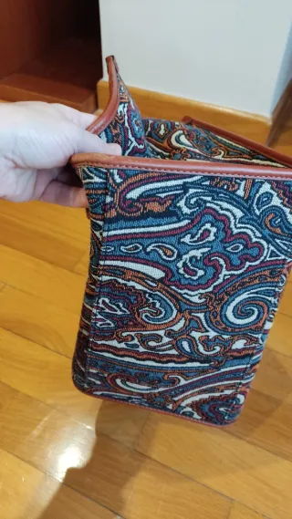 Borsa Etro Paisley Jacquard Marrone Multicolore
