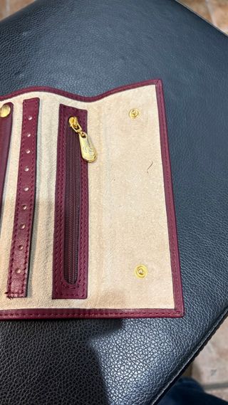 Joyero de viaje de piel