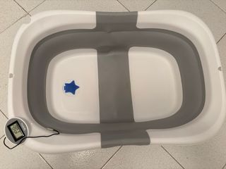 Mini bañera bebé con termómetro