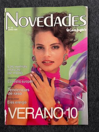 Revista Catálogo Corte Ingles Novedades Junio 1991