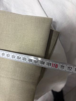 Traje vintage 3 piezas chaleco beige talla 60