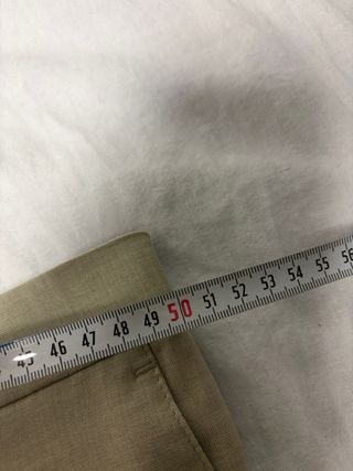 Traje vintage 3 piezas chaleco beige talla 60