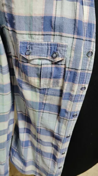 Camisa cuadros mujer.Talla 38