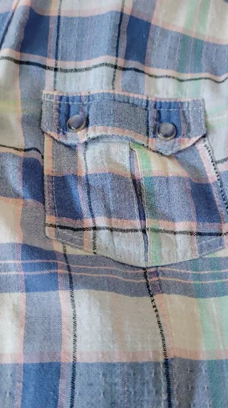 Camisa cuadros mujer.Talla 38