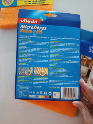 Vileda microfibras polvo. Lote 3