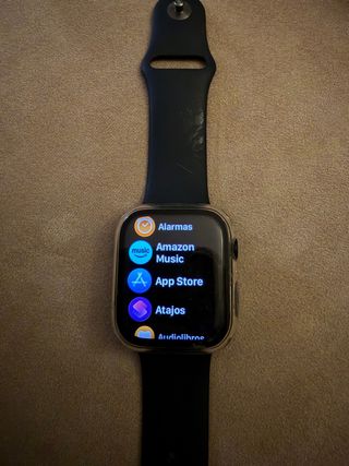 Apple Watch Series 7 Cellular/GPS45 mm Negro/Plata