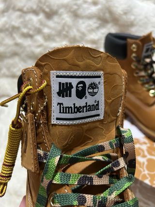 Timberland x Bape Botas Marrones y Multicolor