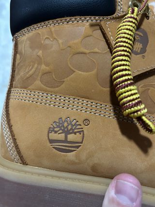 Timberland x Bape Botas Marrones y Multicolor
