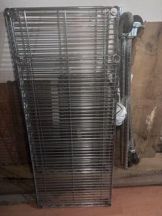 Estantería de acero inoxidable 3 niveles