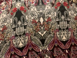 Manton Flamenc con Flecos de seda