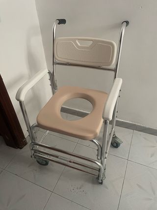Silla ortopedica ducha con ruedas