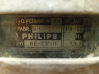 Radio Philips Marrón Vintage