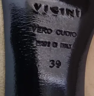 Talla 39 Zapatos de Lujo con Tacón de Firma VICINI