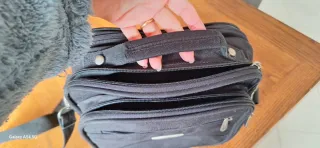 Borsa tracolla uomo Jaguar nera