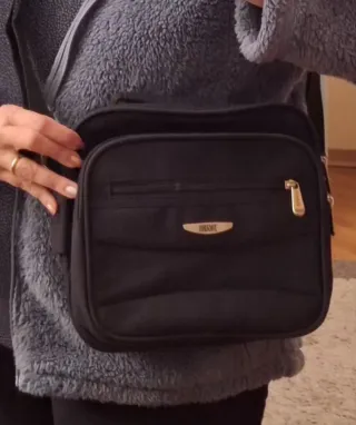 Borsa tracolla uomo Jaguar nera