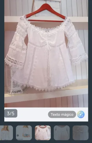 Blusa Maya Charo Ruiz Blanca