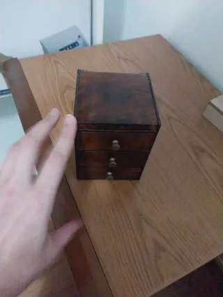 Joyero vintage de madera