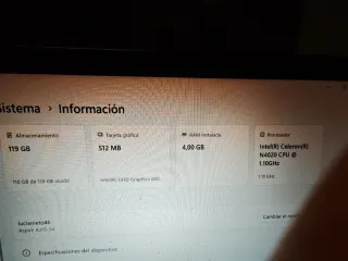 Portátil Acer Negro