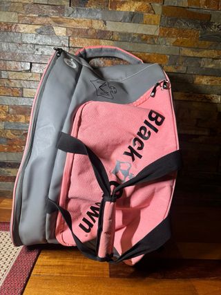 Mochila Padel Black Crown Rosa e Cinza