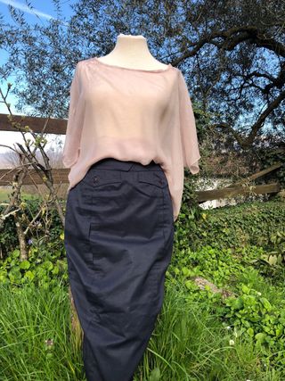 Gonna vintage blu Complice