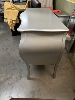 Cómoda y 2 Mesitas de Noche Gris