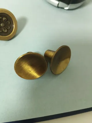 4 Tiradores Pomo Latón