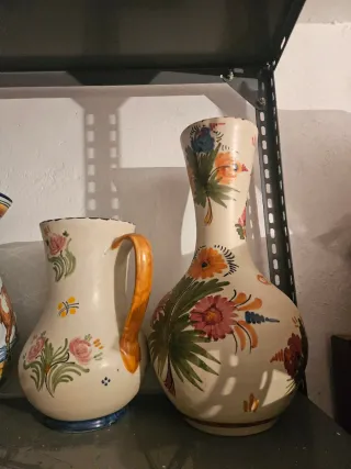 Juego Cerámica Talavera Flores