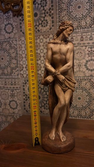 Cristo Cautivo Ecce Homo Yeso Francés 30 cm