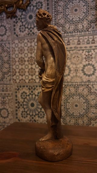 Cristo Cautivo Ecce Homo Yeso Francés 30 cm