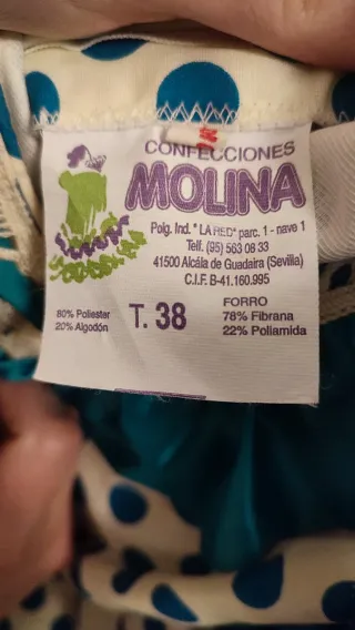 Traje de flamenca con lunares