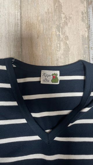 Chaleco HIPPO rayas azul marino Talla XL