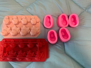 Moldes de silicona para jabon o velas