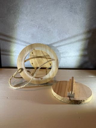 Porta fieno in legno