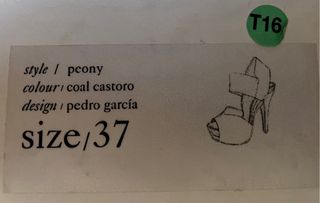 Sandalias Pedro García gris grafito