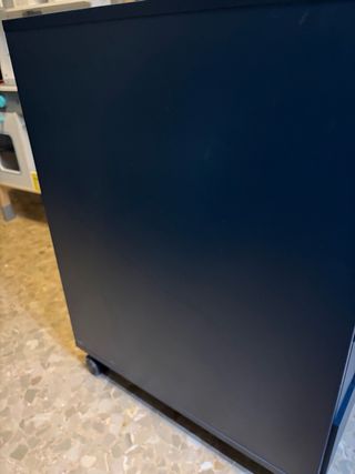 Cajonera Alex azul con ruedas