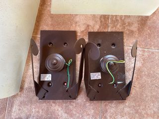 Apliques de pared rústicos (2 unidades)