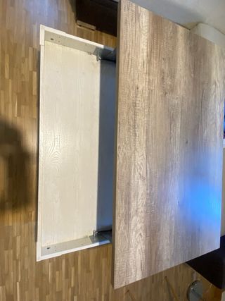 Mesa centro elevable con almacenaje