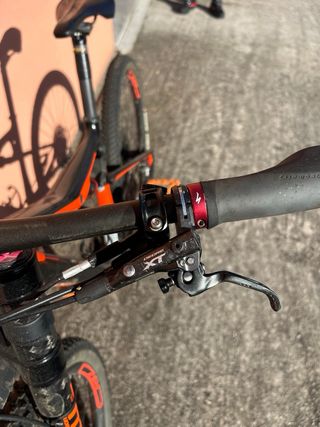 Bicicleta Cannondale Montaña Naranja/Negra