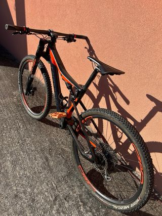 Bicicleta Cannondale Montaña Naranja/Negra