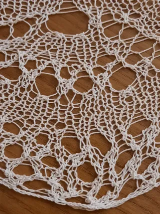 Centrino "alla calza" fatto a mano