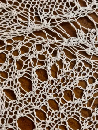 Centrino "alla calza" fatto a mano