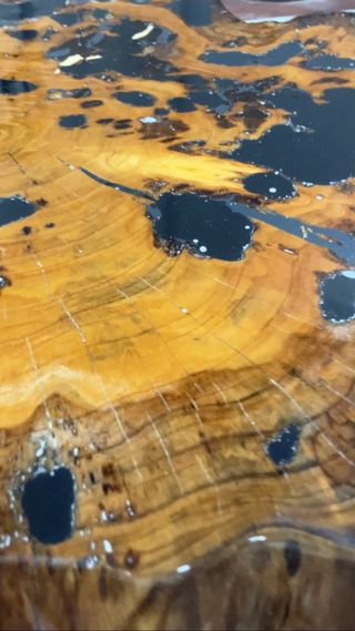 Tavolino legno e metallo design unico