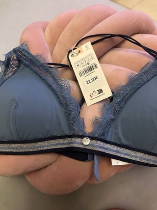 Conjunto lencería Brownie azul NUEVO