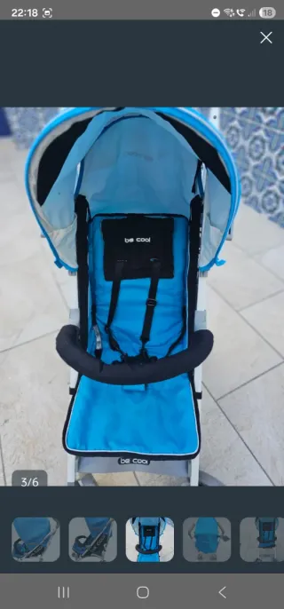 Silla de paseo Be Cool Street azul