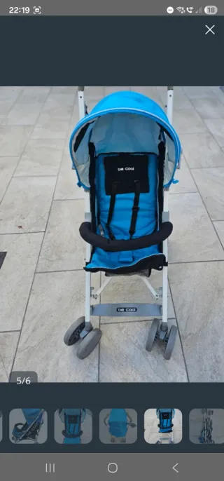 Silla de paseo Be Cool Street azul