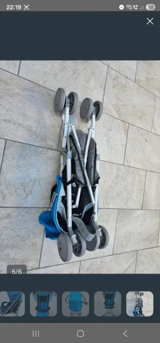 Silla de paseo Be Cool Street azul