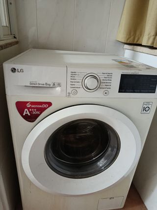 Lavadora LG 8kg Direct Drive 5 años